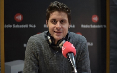 Roger Escapa als estudis de Ràdio Sabadell | Roger Benet